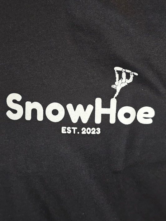 Black SnowHoe Logo T-shirt
